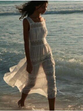 Doen Simona Dress in Salt